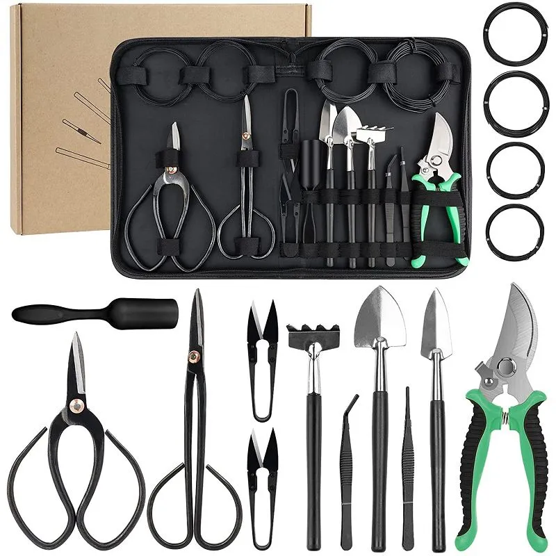 Bonsai Trimming Tool Kit With Gloves